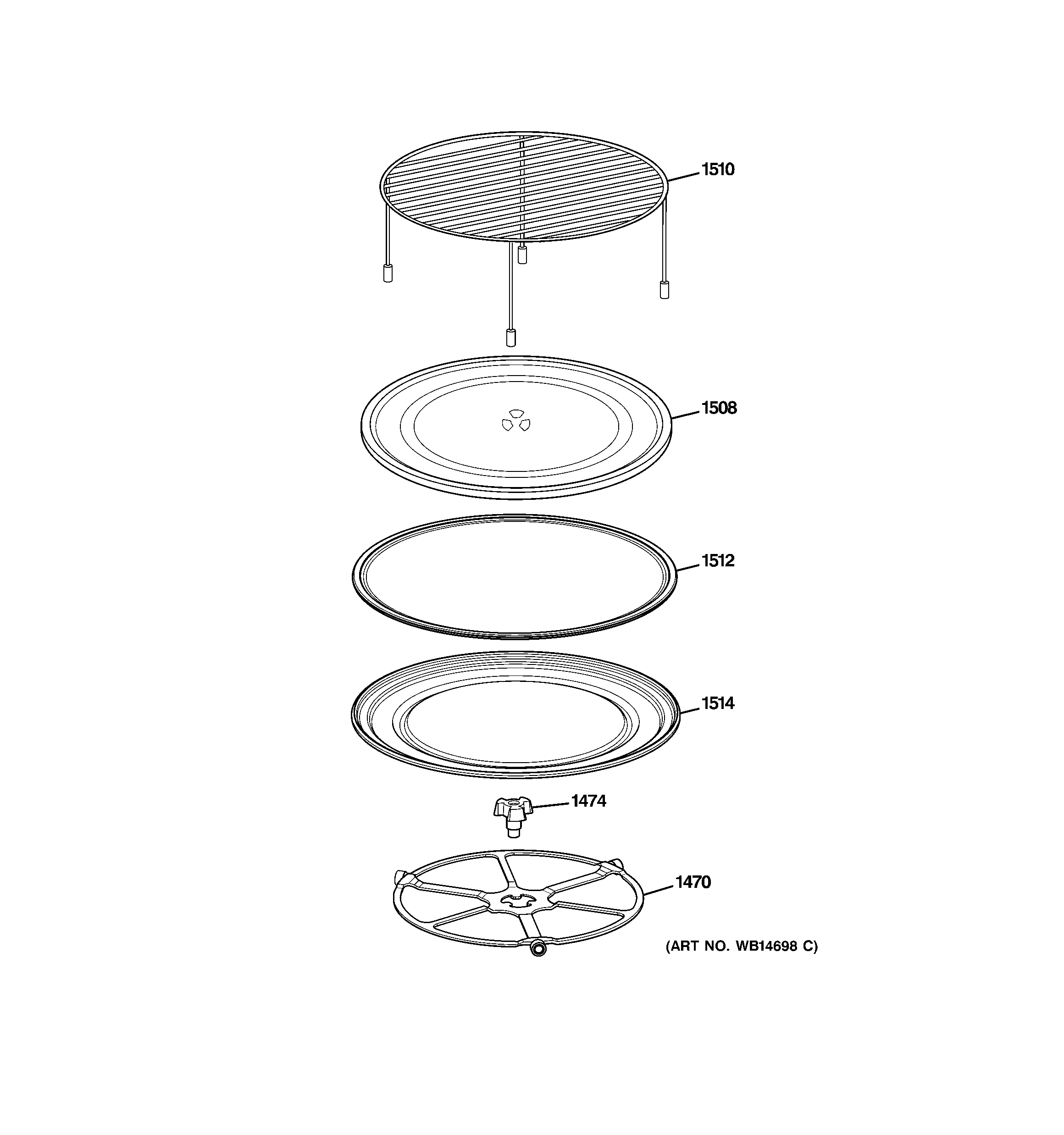 GE ZSC1202NSS01 interior parts (2) diagram