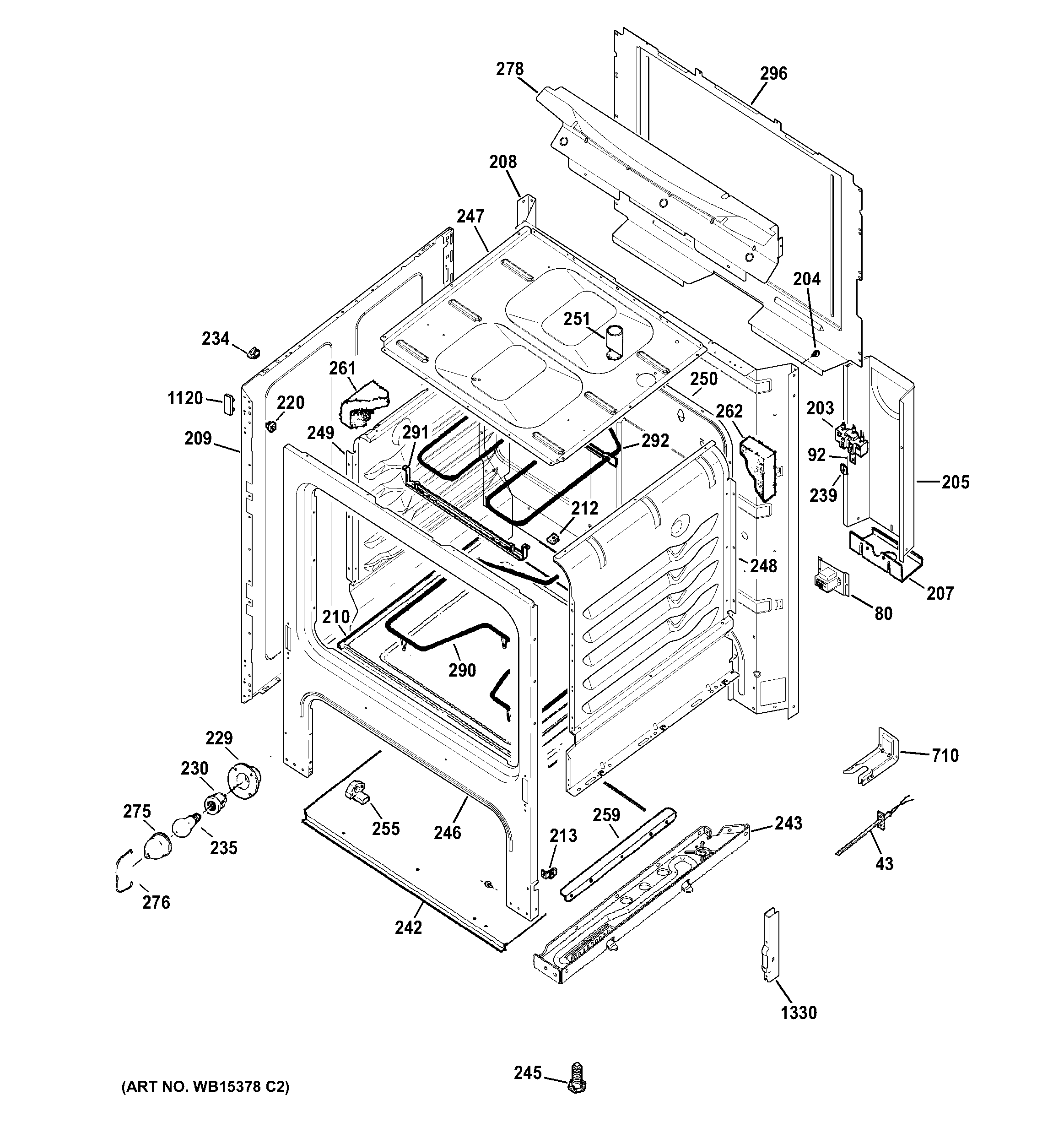 GE JBS27DIF1WW body parts diagram