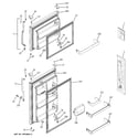 GE GTH18KBXBRBB doors diagram