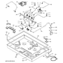 GE PGP959SET2SS gas & burner parts diagram