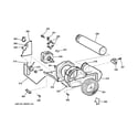 GE DCCB330GJ3WC blower & motor assembly diagram