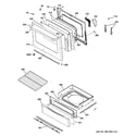 GE CGS975SED4SS door & drawer parts diagram