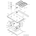 GE JGS968SH2SS cooktop diagram
