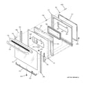 GE JBP23DR3BB door diagram