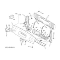 GE JB250RF2SS control panel diagram