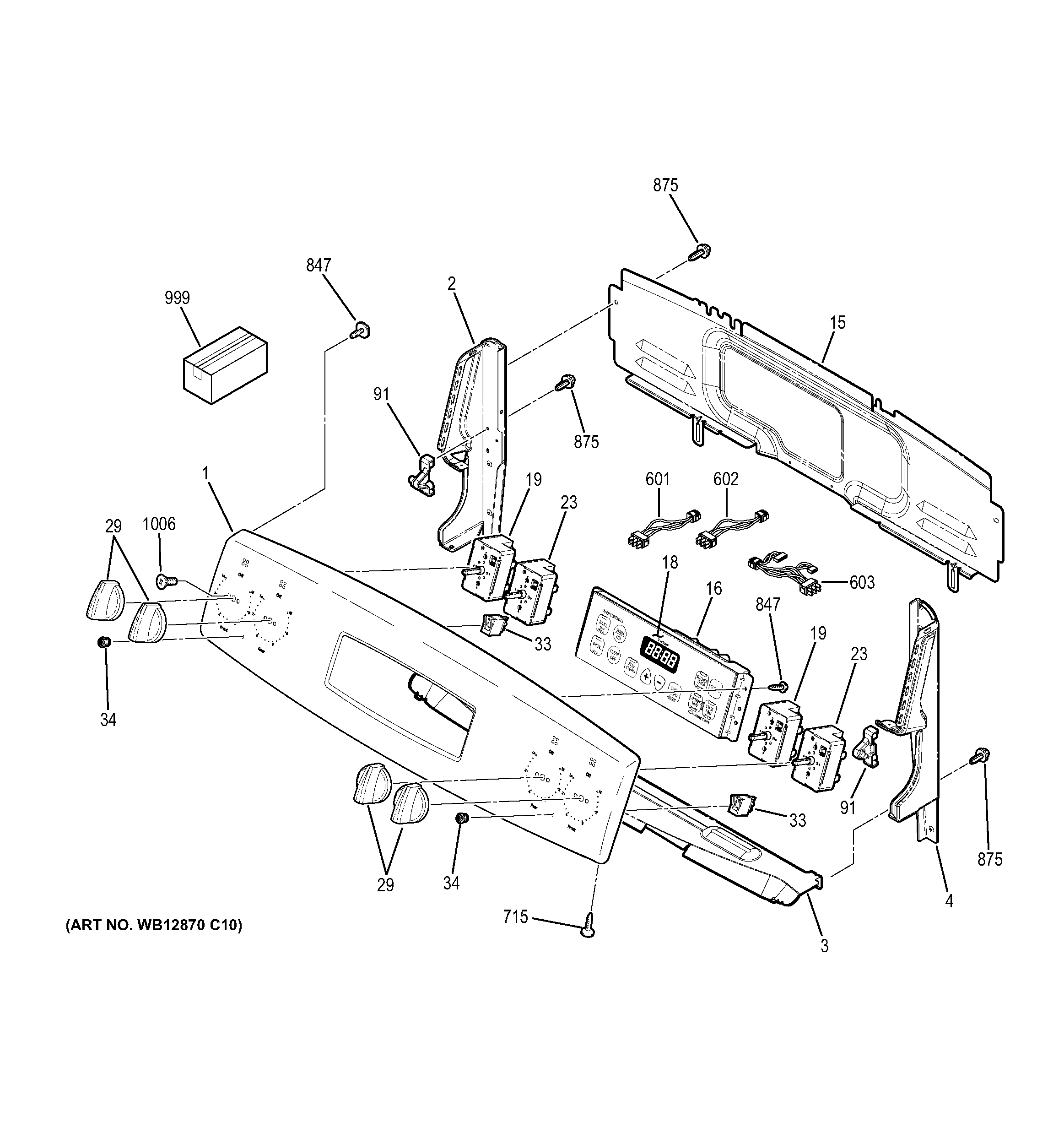 GE JB350DF3BB control panel diagram