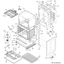 GE JB870DF3BB lower oven diagram