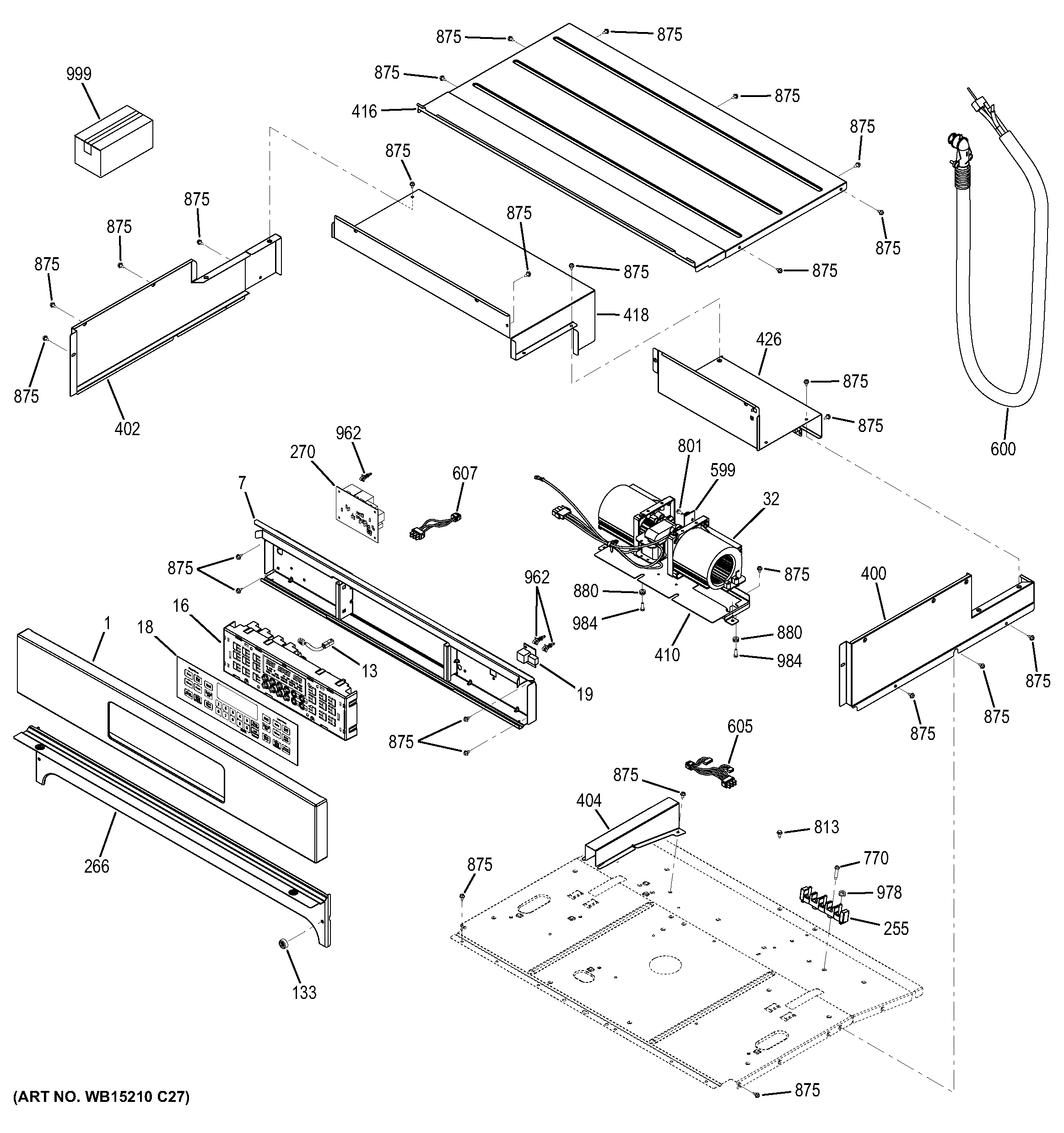 GE JK3500SF2SS control panel diagram