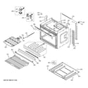 GE JK5500DF2WW lower oven diagram