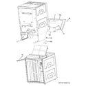Kenmore 2661532110 cabinet (3) diagram