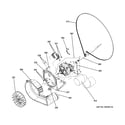 Kenmore 2661532413 blower & motor assembly diagram