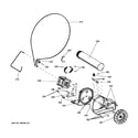GE GFDS170GH0WW blower & motor diagram