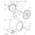 Hotpoint HTDP120GD5WW drum diagram