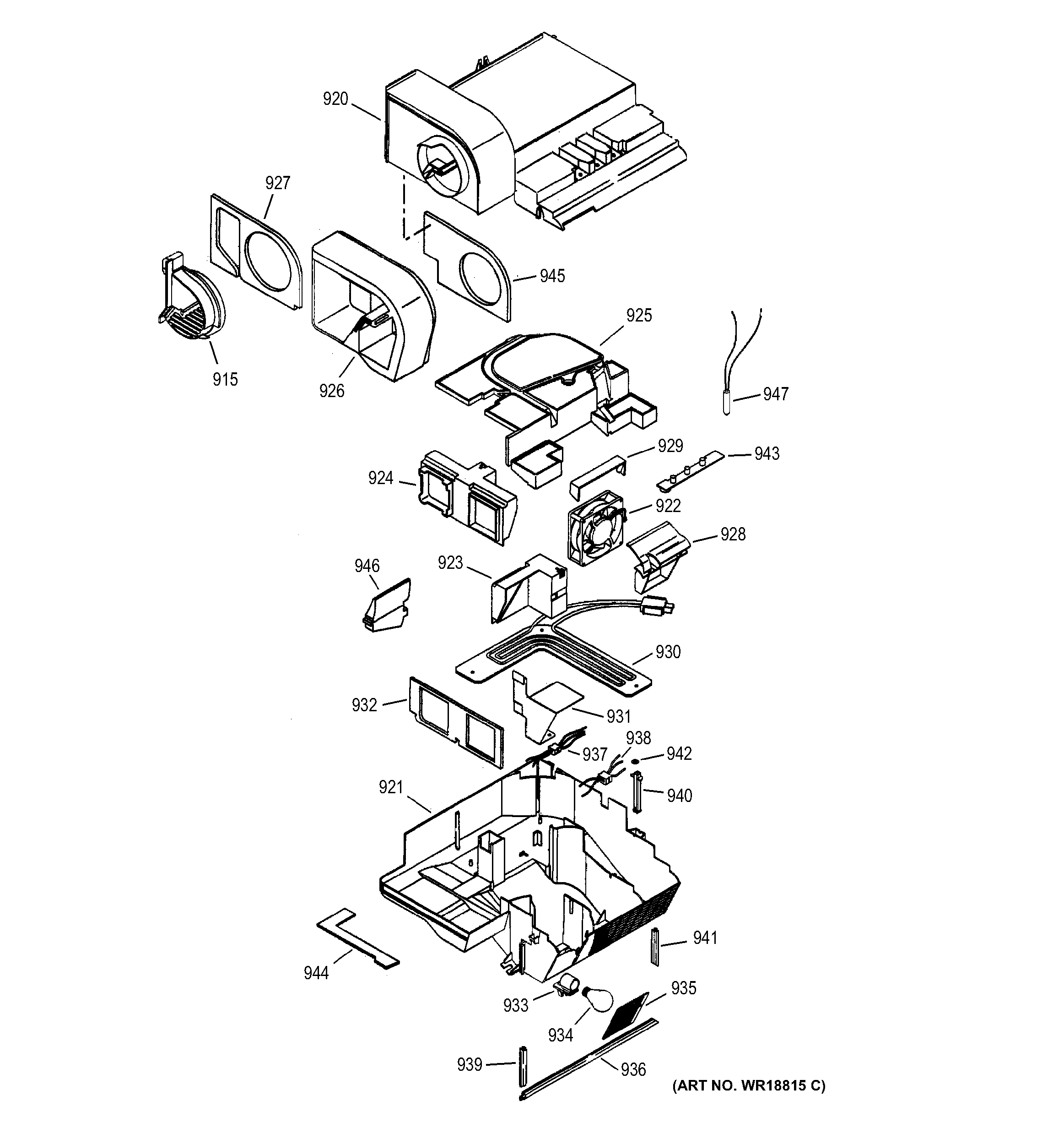GE PSI23SGMBFBS custom cool diagram