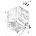 GE GTDS560EF1WS shields & water parts diagram