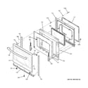 GE JB250RF3SS door diagram