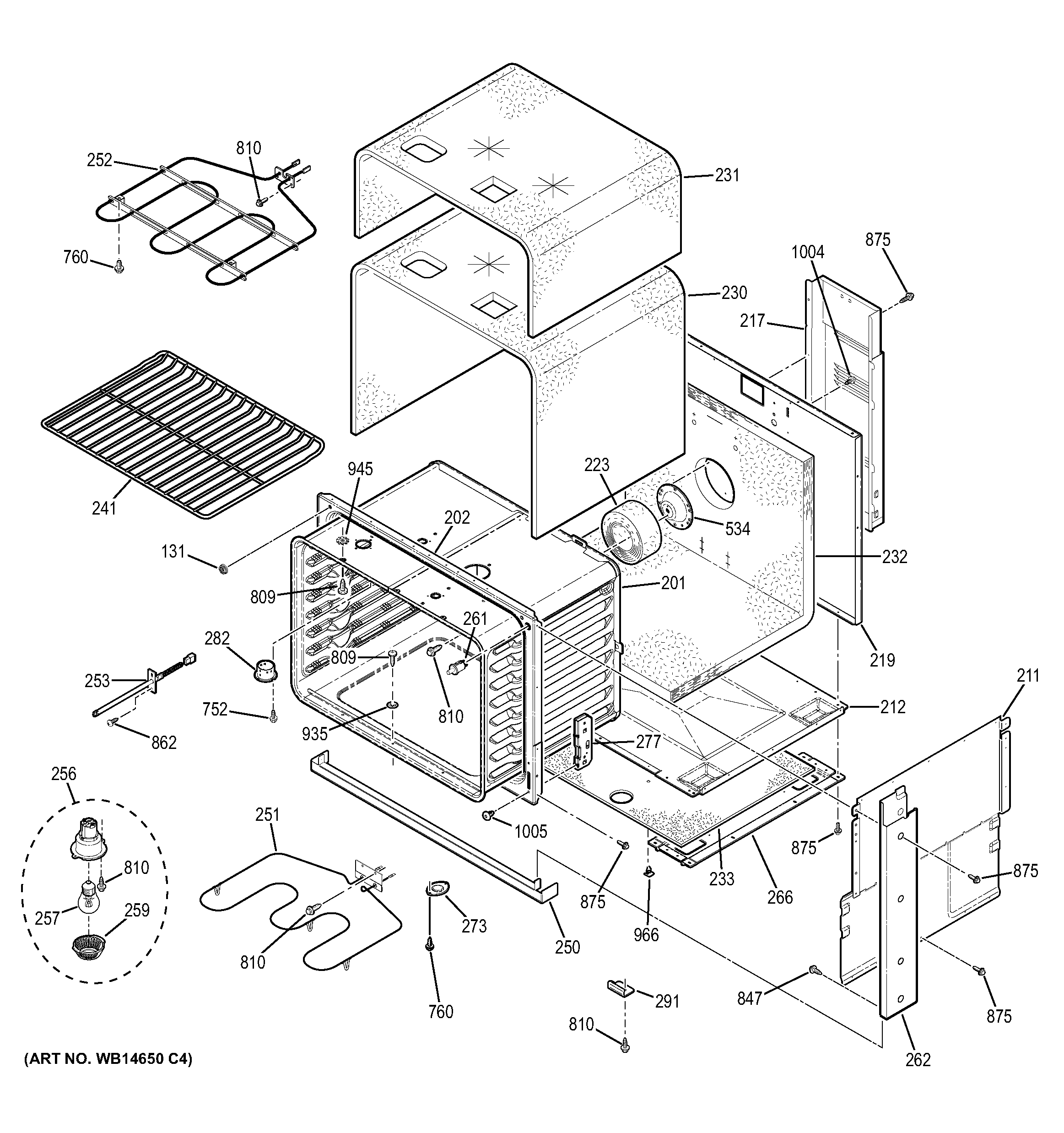 GE JD630DF2BB body parts diagram