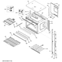 GE JK5500DF1WW upper oven diagram