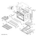 GE JT3500DF1WW lower oven diagram