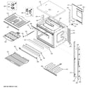 GE JT5500DF1BB upper oven diagram