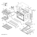 GE JT5500DF1BB lower oven diagram