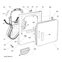 GE GHDN520ED1WS front panel & door diagram