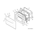 GE JTP35DP3WW door diagram
