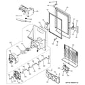 GE DFE29JMDGES ice maker & dispenser diagram