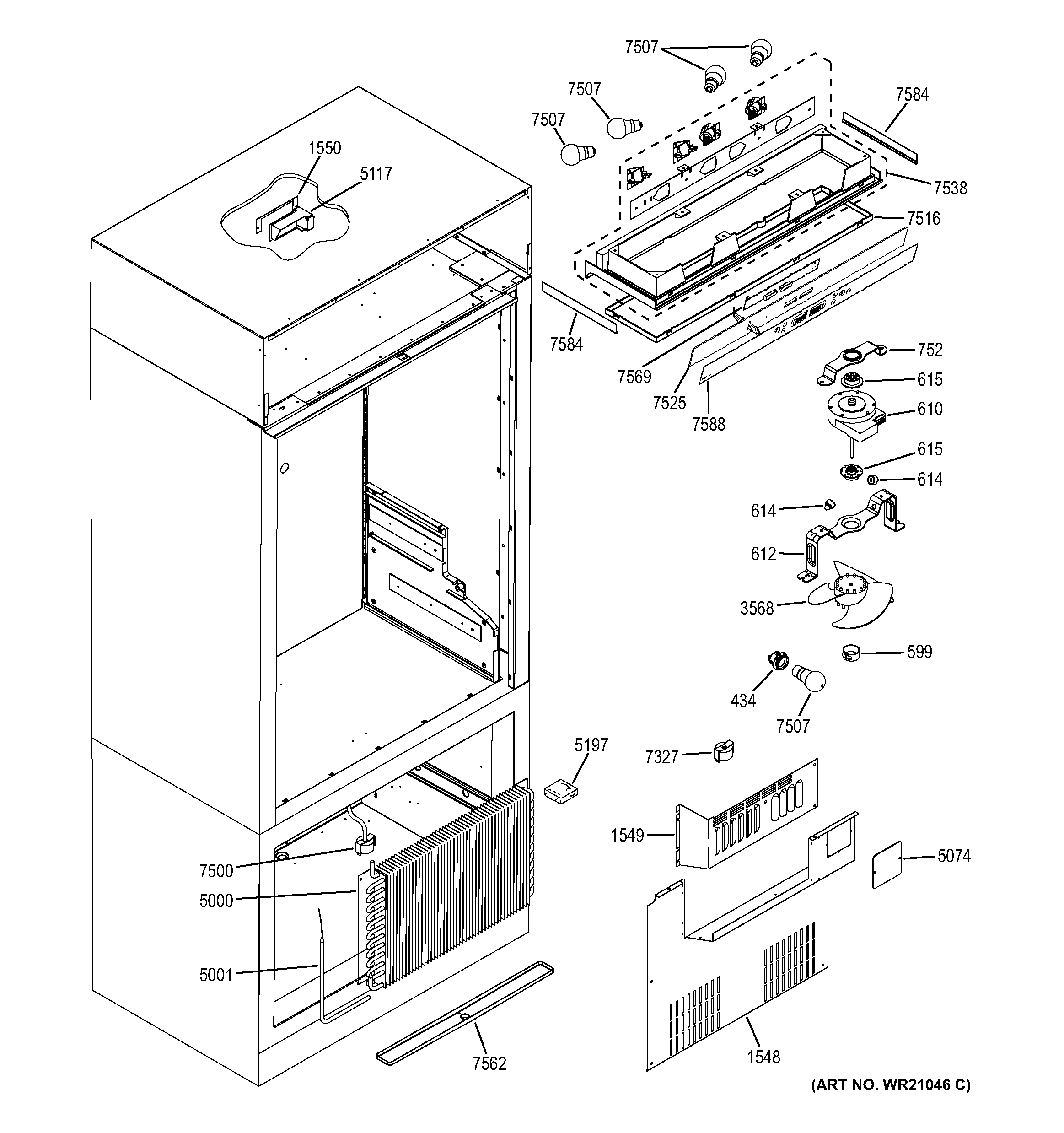 GE ZIPP360NZA controls & components diagram