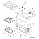 GE JB870DF4BB upper oven diagram