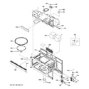GE JNM3161DF2BB oven cavity parts diagram
