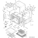 GE JT952SK4SS upper oven diagram