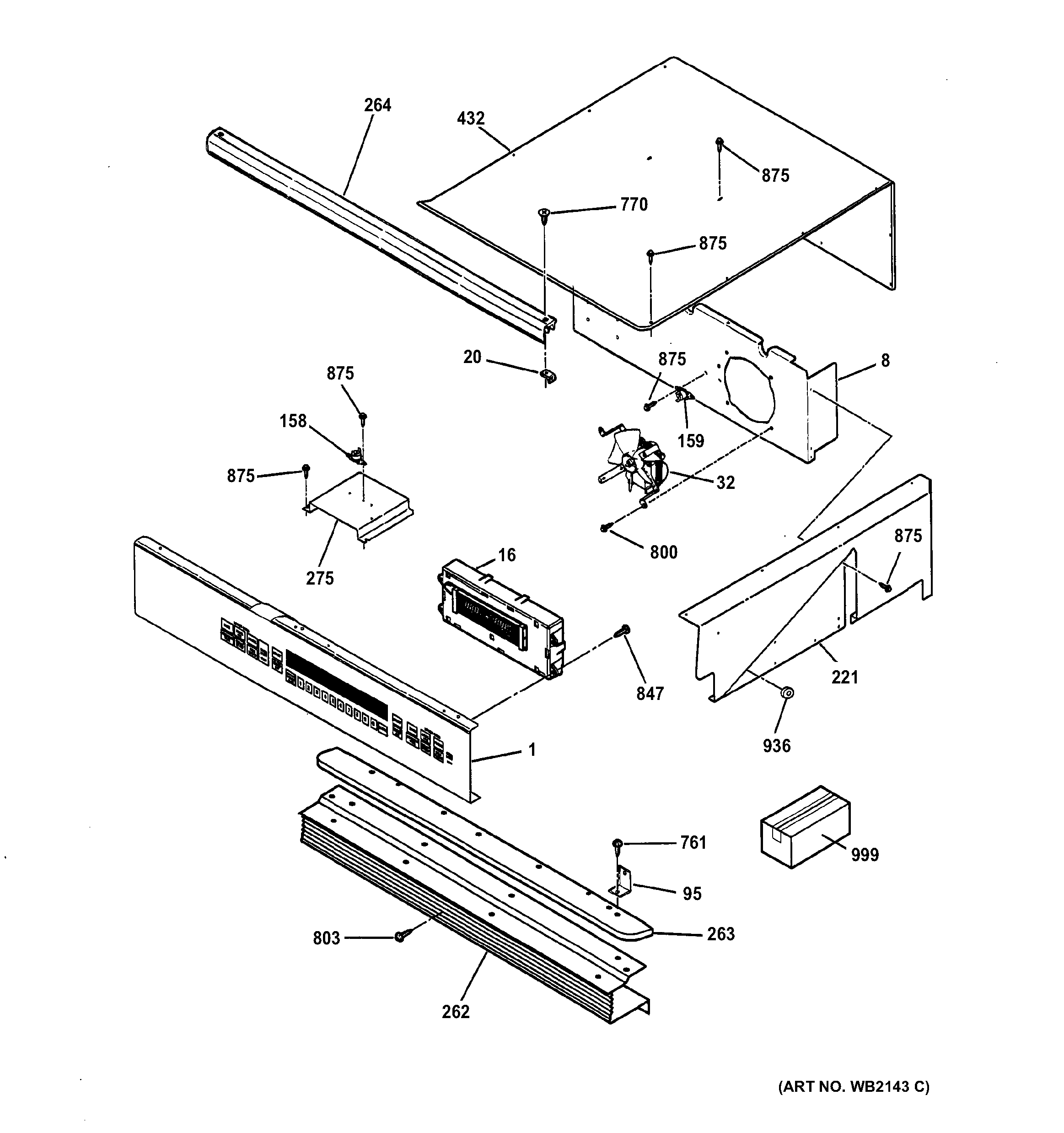 GE ZEK737BA2BB control panel diagram