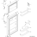 GE GIE18ETHCRBB doors diagram