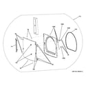 GE GTD81GSPJ1MC door assembly diagram