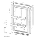 GE ZIF360NXARH door diagram