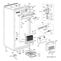 GE ZIF360NXARH cabinet (1) diagram