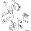 GE CFE28TSHFSS ice maker & dispenser diagram