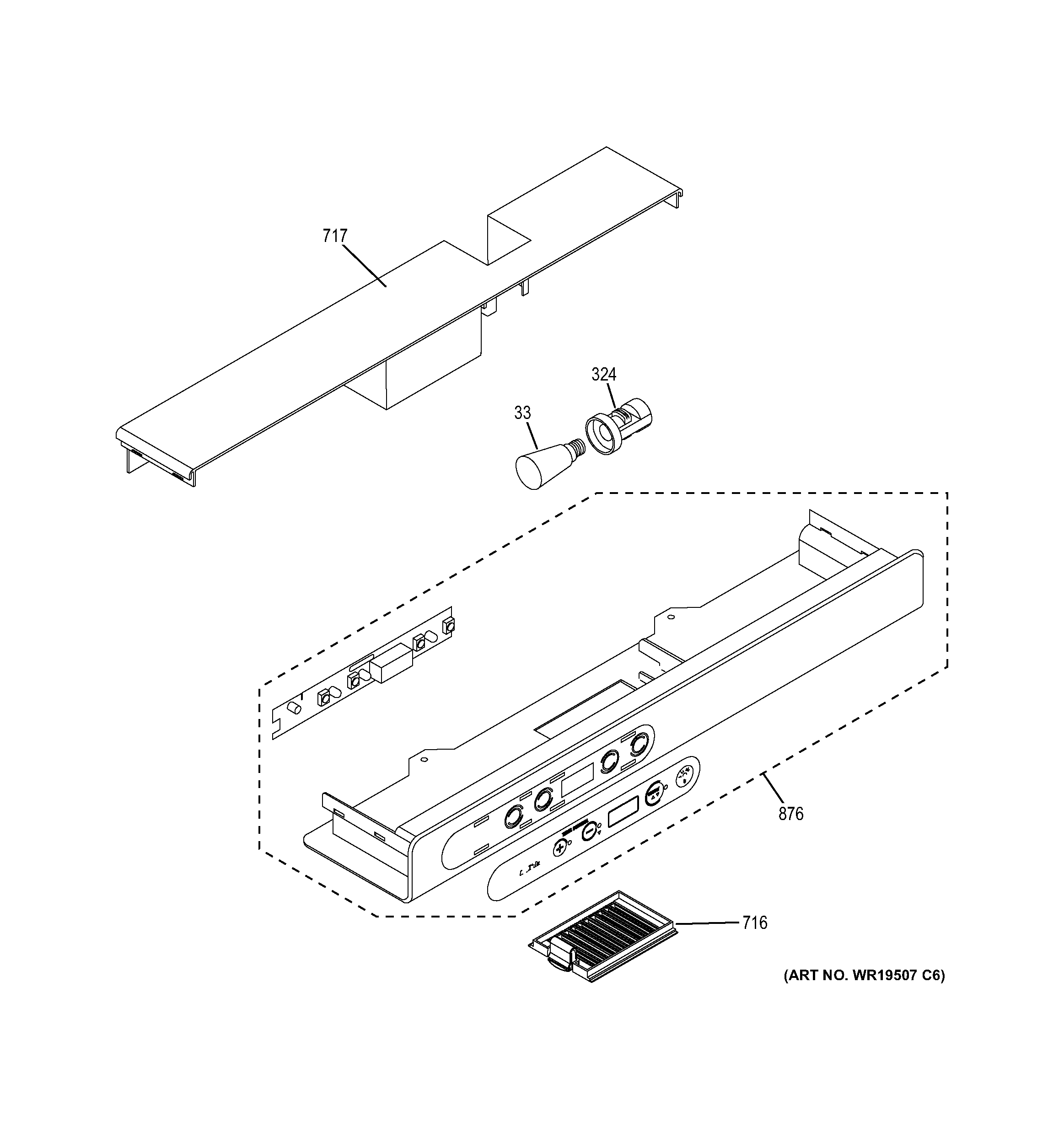 GE ZIFI240HAII climate controls diagram