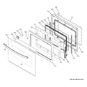 GE PK7000DF4WW door diagram