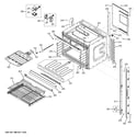 GE PK7500DF4WW upper oven diagram