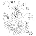GE PGP953SET4SS gas & burner parts diagram