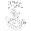 GE PGP966DET5BB gas & burner parts diagram
