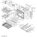 GE PT7550DF5BB lower oven diagram