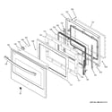 GE PT7550EH5ES upper door diagram
