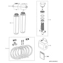 GE GXK285JBL water filter diagram