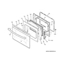 GE JD630DF3WW door diagram