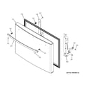 GE DFE28JGHEWW freezer door diagram