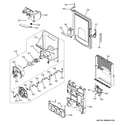 GE DFE28JGHEWW ice maker & dispenser diagram
