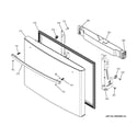 GE GYE22KSHHSS freezer door diagram